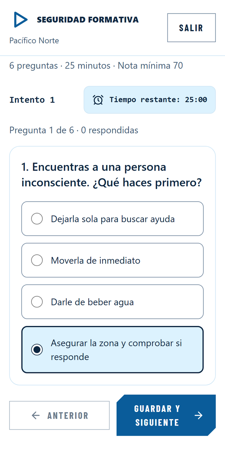 El examen